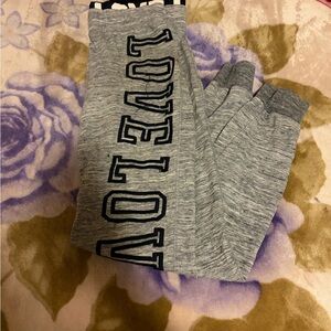 Grey Women's Jogger Pants with Side Logo